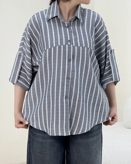 شومیز راه راه ندا