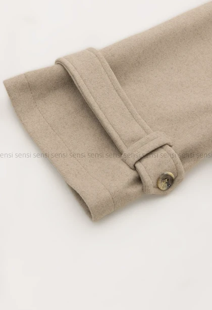 پالتو فوتر 4دکمه آستر دار کد1004875