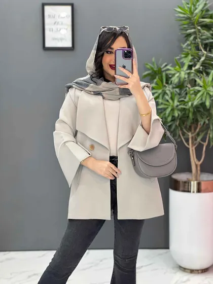 مانتو مازراتی آستین مثلثی