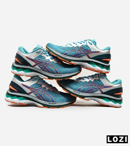 کتانی بزرگ پا آبی نارنجی ASICS GEL-KAYANO 27