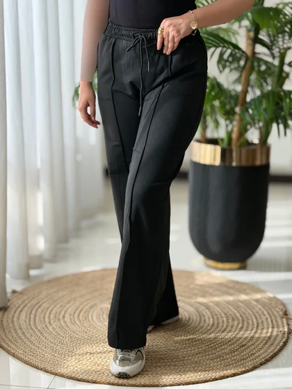 شلوار جلو خط‌دار کد2435