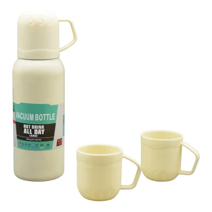 ست فلاسک و لیوان استیل وکیوم مدل DWX ظرفیت 0.6 لیتر