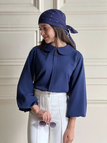 شومیز الیزه یقه ب ب