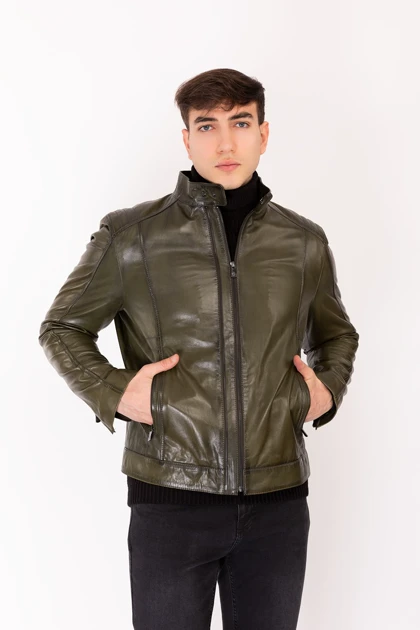 کت و کاپشن مردانه new-venture-gian-ferre-solid-leather