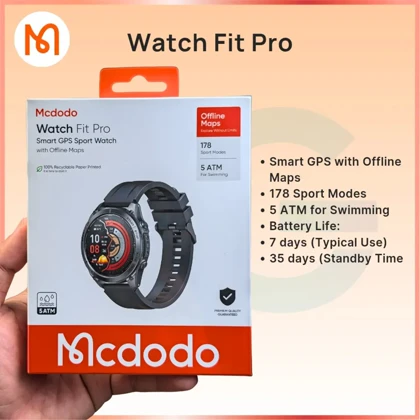 ساعت هوشمند مک دودو Mcdodo مدل IW-735 با GPS داخلی