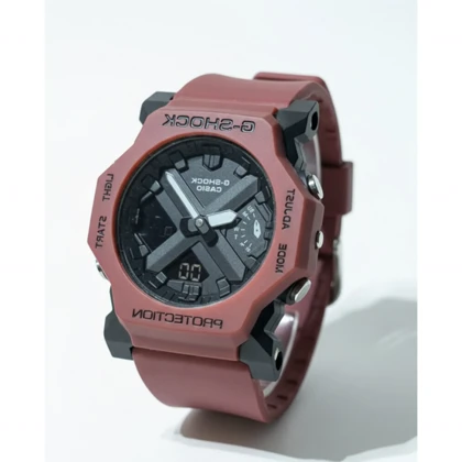 ساعت اسپرت طرح جی شاک جی2300 زرشکی