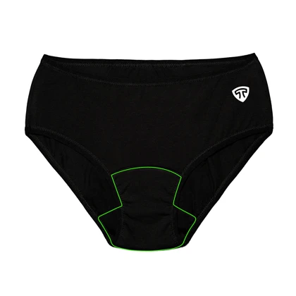 شورت نیم‌پد تاپیک مشکی لاله-روزانه