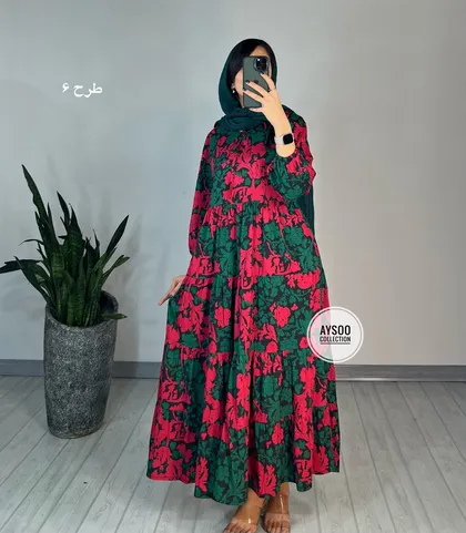 پیراهن طرحدار مزونی39