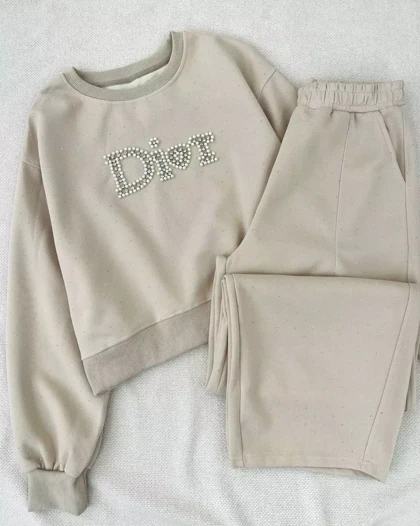 ست دورس و شلوار نگین کوب کد 5314