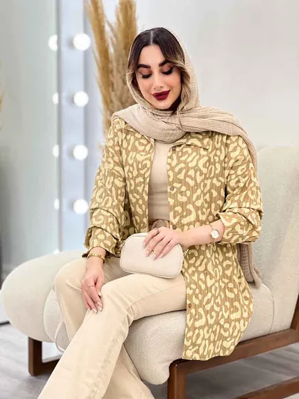 شومیز طرح دار ملودی