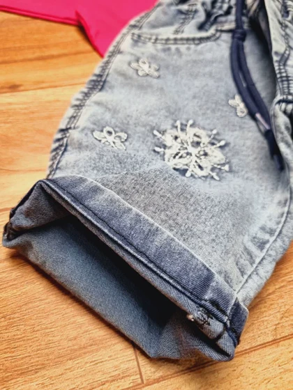 شلوارک جین دخترانه