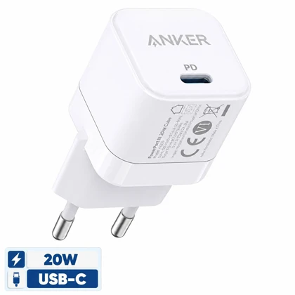 شارژر دیواری انکر Anker مدل A2149 توان 20 وات