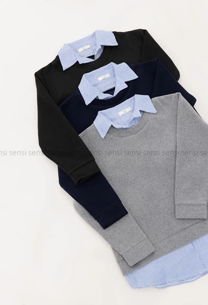 دورس روناک یقه شومیزی کد1004478