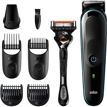 ماشین اصلاح سر و صورت براون Braun مدل MGK5345 با کیت 7 کاره