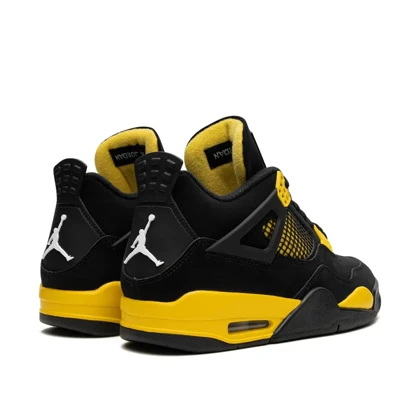 کتانی نایک جردن4 مشکی زرد مستر کوالیتی Nike Air Jordan4 Retro Thunder 2023 sneakers