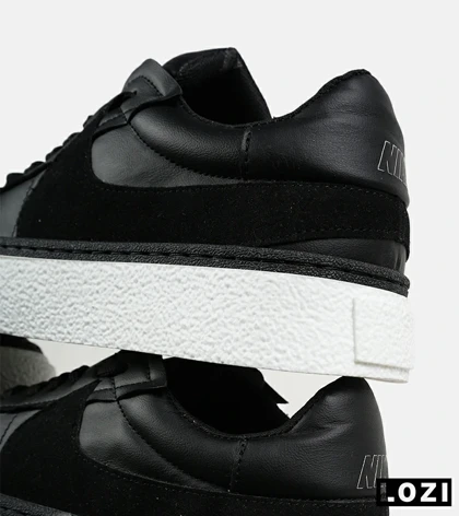 کفش نایک مردانه و زنانه مشکی Nike Blazer Low 77 Jumbo
