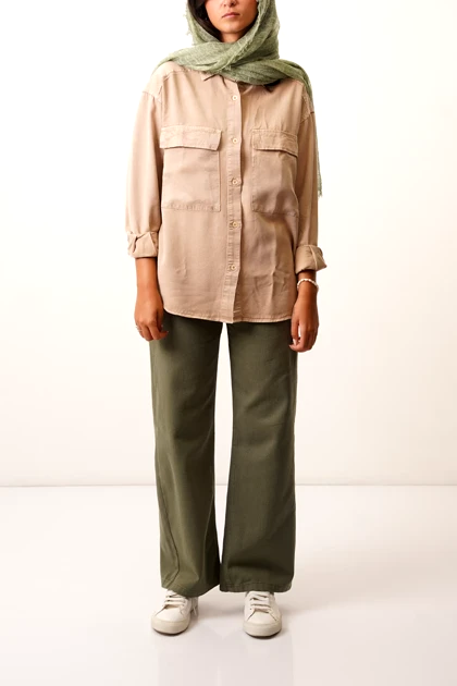 شومیز جیب‌دار مچی زنانه