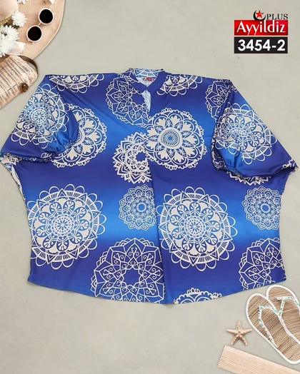 شومیز مجلسی شیک زنانه سایز بزرگ کد 3554