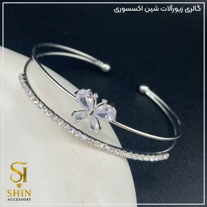 بنگل نگینی زنانه کد bnz09