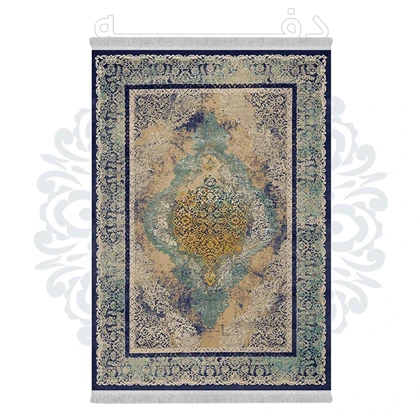 فرشینه از جنس پارچه هازان مخمل ترک طرح سنتی و مدرن برند دفه کد DHU164