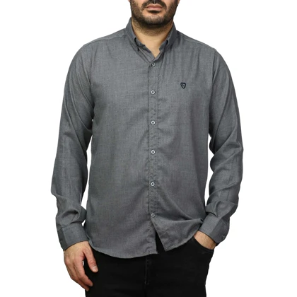 پیراهن آستین بلند ساده مردانه مدل 61029153