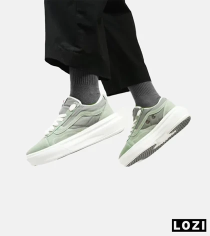 کفش اسنیکرزمردانه سبز طوسی ونس VANS