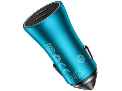 شارژر فندکی فست شارژ ماشین تایپ‌سی 40 وات بیسوس GJP000013