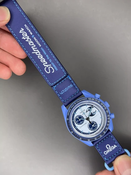 ساعت مچی امگا سواچ ماموریت به ماه Omega x Swatch Mision to the moon