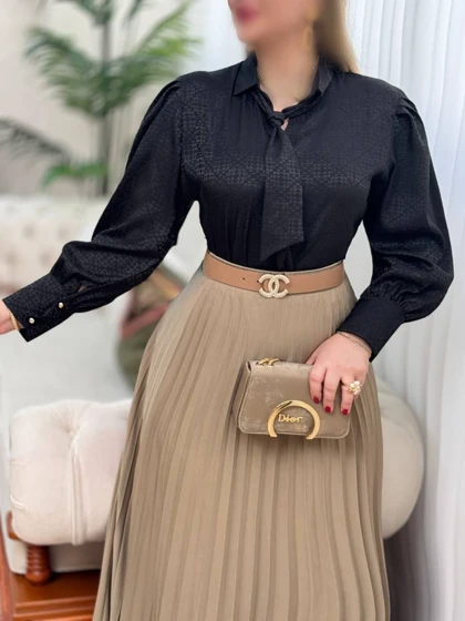 شومیز کرواتی مدل نفس کد 50212