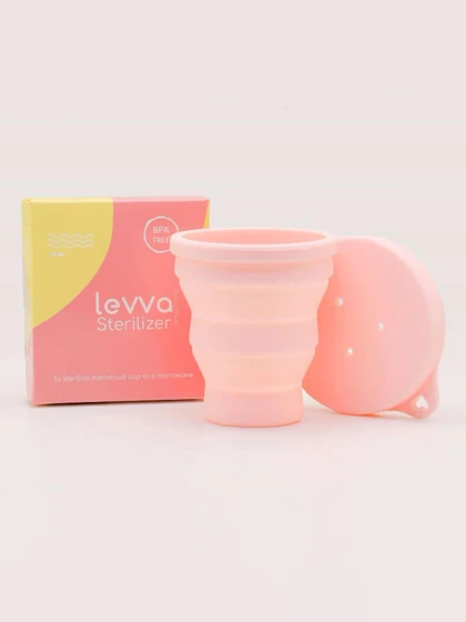 استریلایزر کاپ قاعدگی مدل منفذ دار لیوا فارما Levva pharma