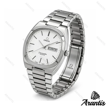 ساعت امگا سیمستر مردانه استیل صفحه سفید m-10805