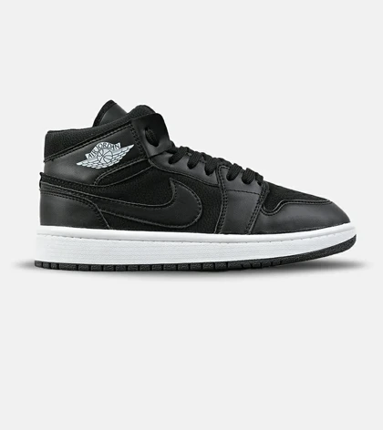 کفش کتانی بزرگ پا ساق‌دار مشکی NIKE AIR Jordan 1 مدل 8283