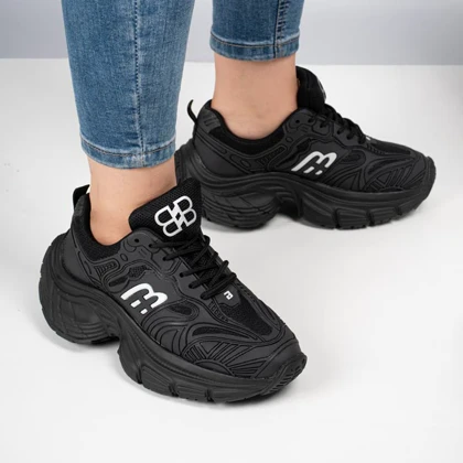 کفش و کتانی زنانه و دخترانه مدل بالنسیاگا BALENCIGA رنگ مشکی