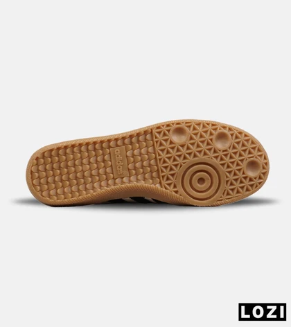 کفش آدیداس سامبا اسلاید کرم مشکی مدل 9175 کتانی Adidas Samba مردانه و زنانه