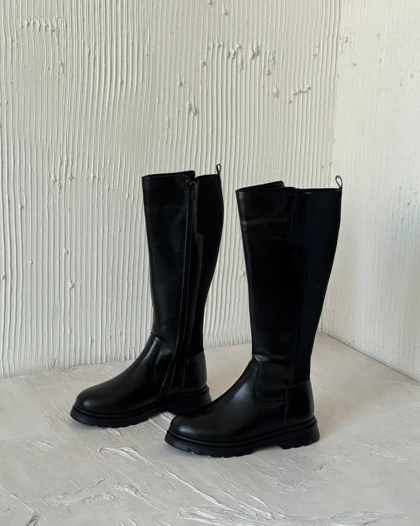 بوت بلند مشکی کد 1200143