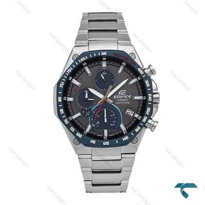 ساعت کاسیو ادیفایس EQB-1100 مردانه نقره ای صفحه دودی Casio-6671-G