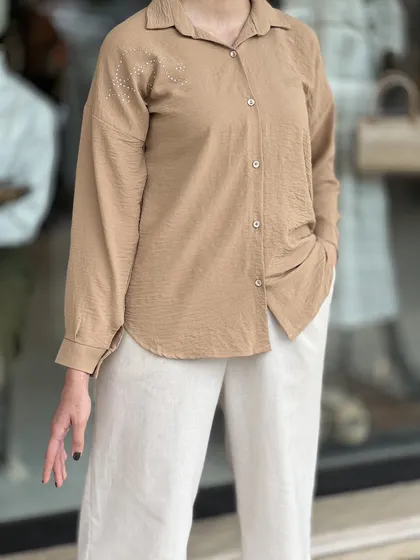 شومیز نگین‌دار کد 583