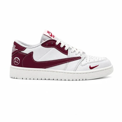 کفش و کتانی مردانه مدل نایک ترویس NIKE TRAVIS رنگ سفید قرمز کد 30358