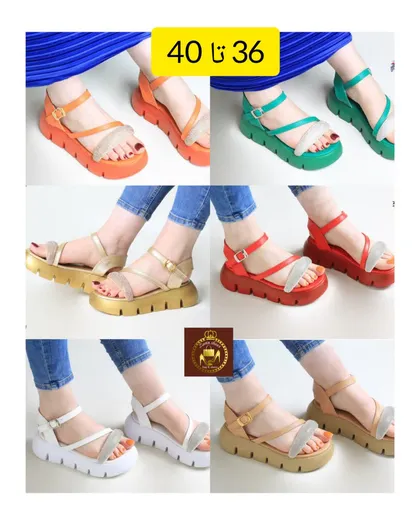 صندل طبی لژدار نگینی زنانه 604-5