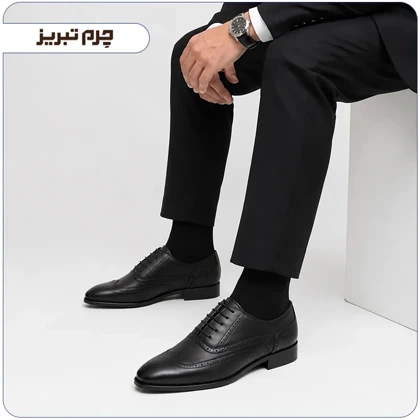 کفش رسمی چرم مردانه مدل B510