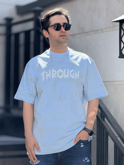 تیشرت چاپی THROUGH