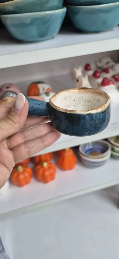 سس خوری سرامیک دسته دار روستیک