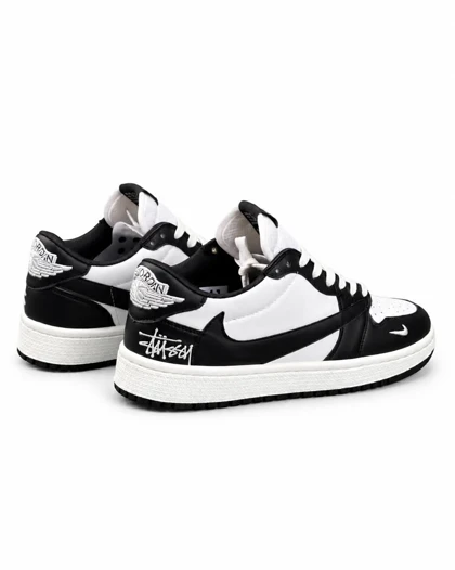 کفش کتانی مردانه مدل نایکی ترویس سفید مشکی Nike travis