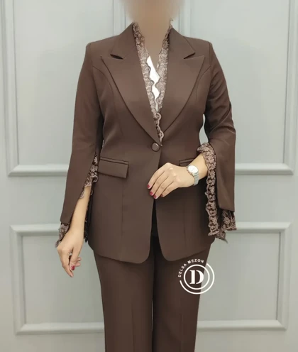 کت و شلوار توردار پریسان 579