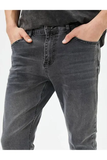 شلوار جین Skinny Fit - Michael Jean 4SAM40007ND