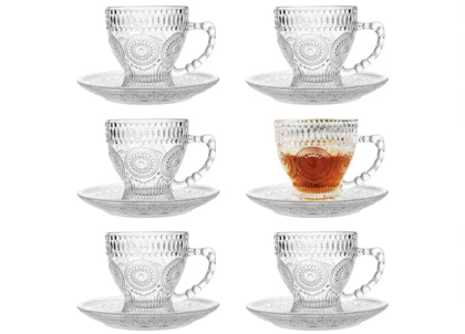 فنجان و نعلبکی چای خوری طرح مدرن DELI