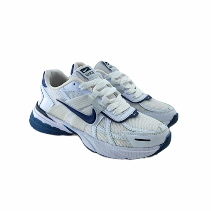 کفش اسپرت مردانه برند نایکی nike مدل وی تو کی V2K سفید سرمه‌ای کد 703
