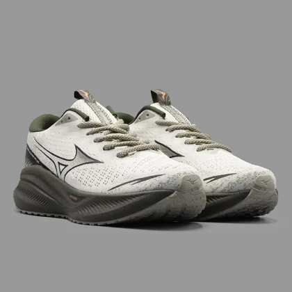 میزانو آسترو پلاس سفید سبز طوسی Mizuno Astro Plus Grey Green Black Army