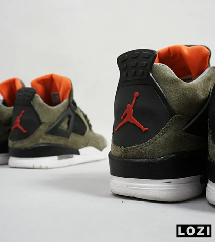 کتانی ساق‌دار مردانه سبز Nike air jordan 4