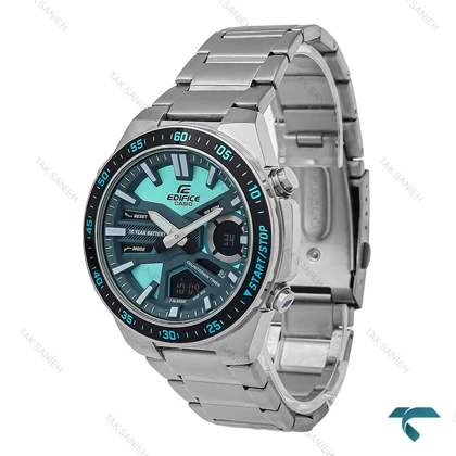 ساعت مچی کاسیو ادیفایس Efv-c110 مردانه استیل تیفانی Edifice-7140-G